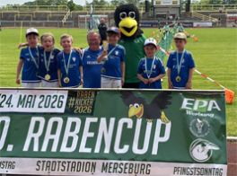 Unsere Bambinis belegen den 9.Platz beim Rabencup des SV Merseburg 99